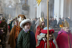 Aussendung der Sternsinger im Hohen Dom zu Fulda (Foto: Karl-Franz Thiede)